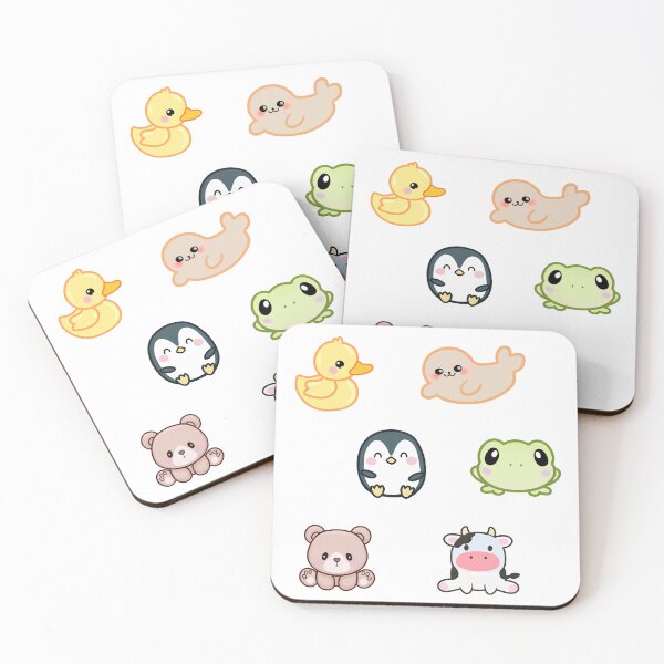 Item preview, Cute baby animals sticker pack designed and sold by wonderxwander.