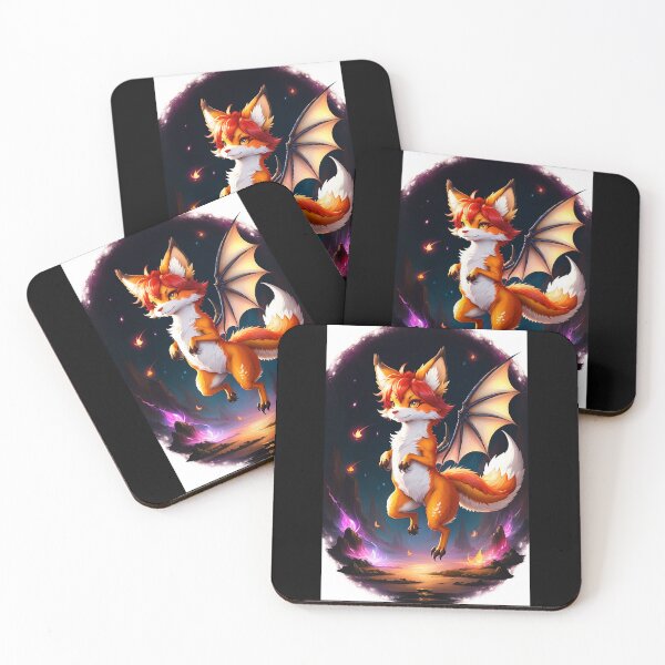 Item preview, The Cute and mystical Dragon Fox. You've found your power animal! designed and sold by inurey.