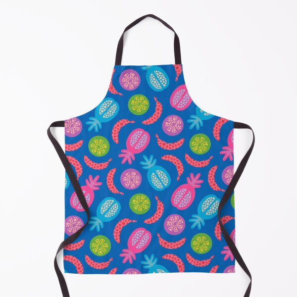 Item preview, TROPICAL FRUITS WITH LOTSA DOTS in Postmodern 1980s Colours - UnBlink Studio by Jackie Tahara designed and sold by Jackie Tahara of UnBlink Studio.