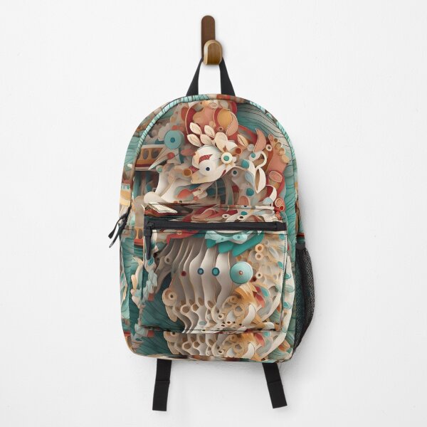 Item preview, Beach life trippy seahorse designed and sold by BopBopShop.
