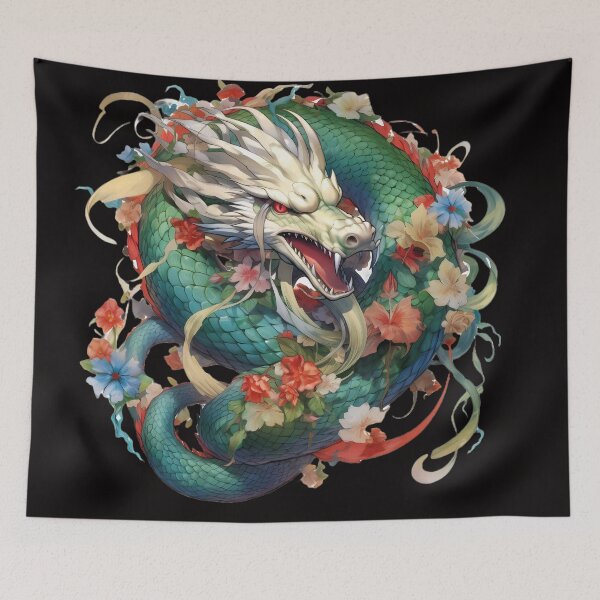 Item preview, Mythical Dragon Print designed and sold by Nosy is Everything.