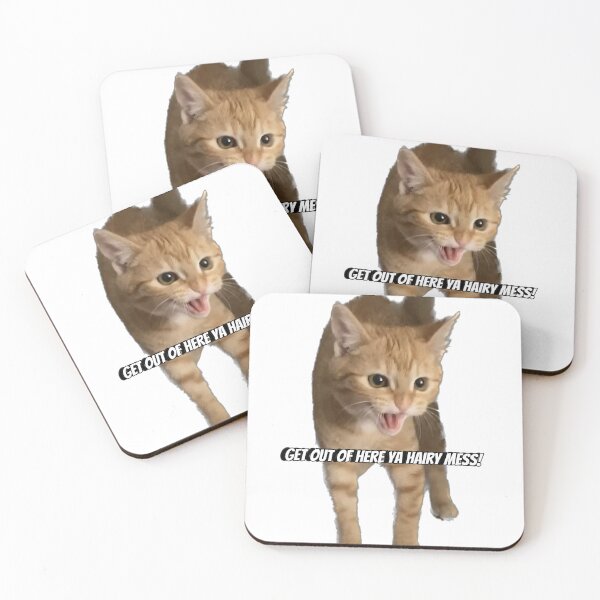 Item preview, Get out of here ya hairy mess! designed and sold by Kitty Shinanigans.
