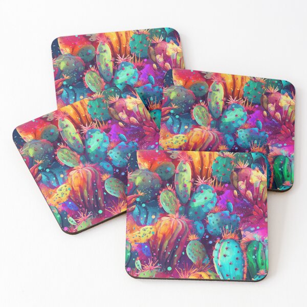 Item preview, Succulents and cacti pattern  designed and sold by BloodRubyz.