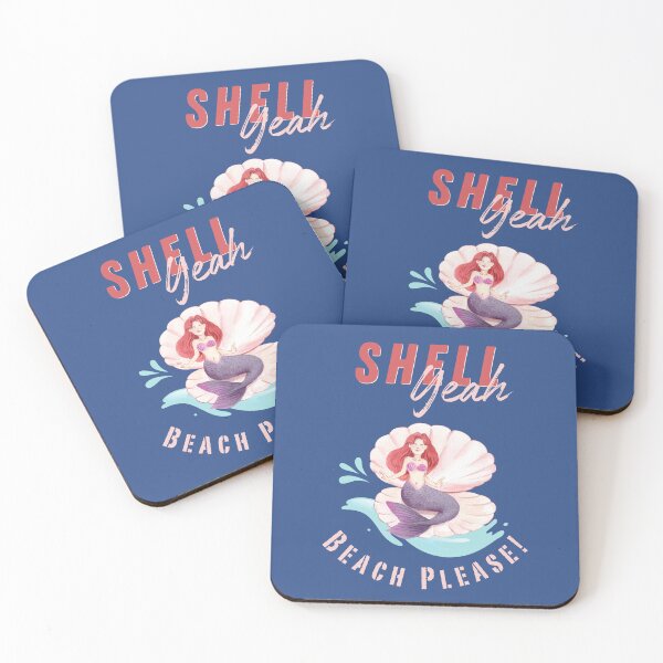Item preview, Shell Yeah, Beach Please! - Funny Beach Quote designed and sold by Heartee.