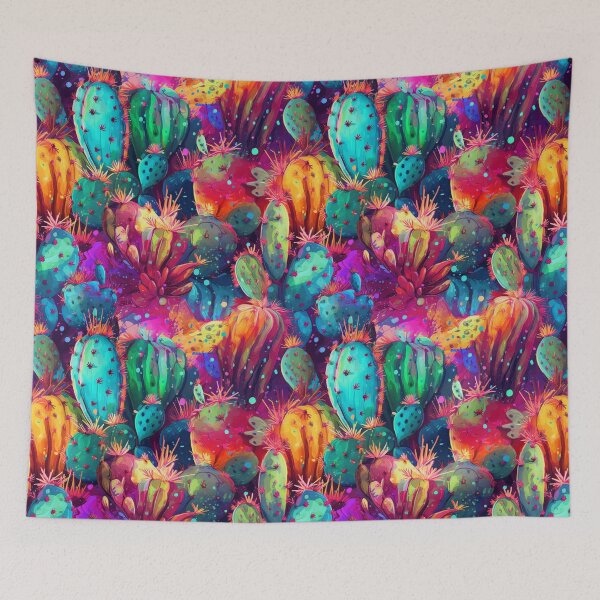 Item preview, Succulents and cacti pattern  designed and sold by BloodRubyz.
