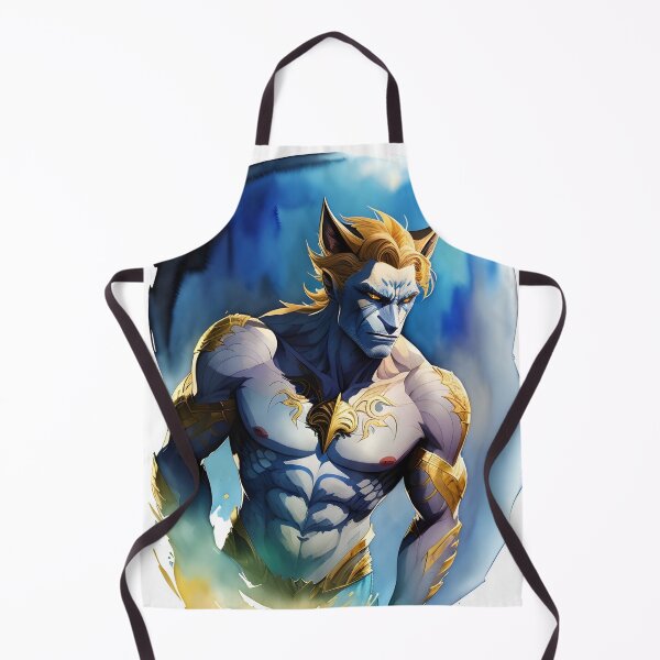 Item preview, Sexy Blue Gold Werewolf Man designed and sold by Erika V..