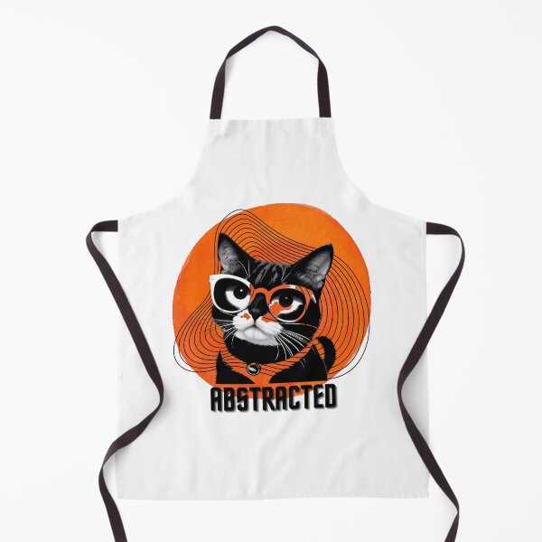 Item preview, abstracted cat designed and sold by Helizain.