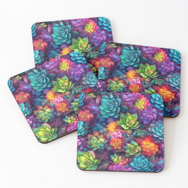 Item preview, Succulents and cacti pattern  designed and sold by BloodRubyz.