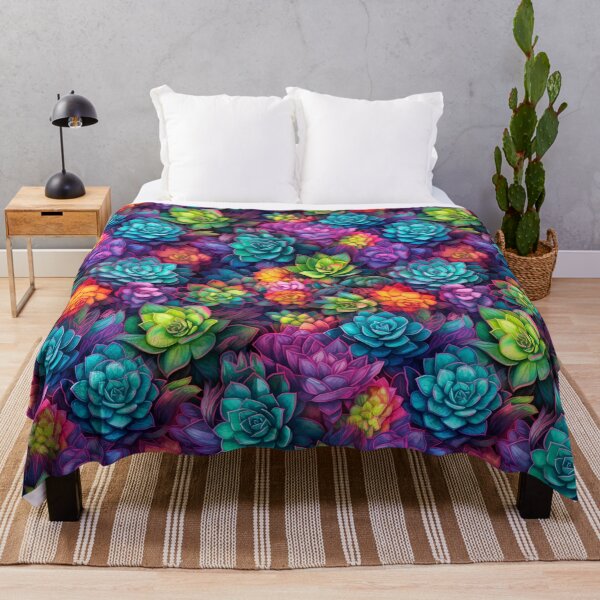 Item preview, Succulents and cacti pattern designed and sold by BloodRubyz.