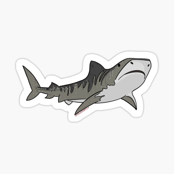 Item preview, Tiger Shark designed and sold by ShopLeamyArt.