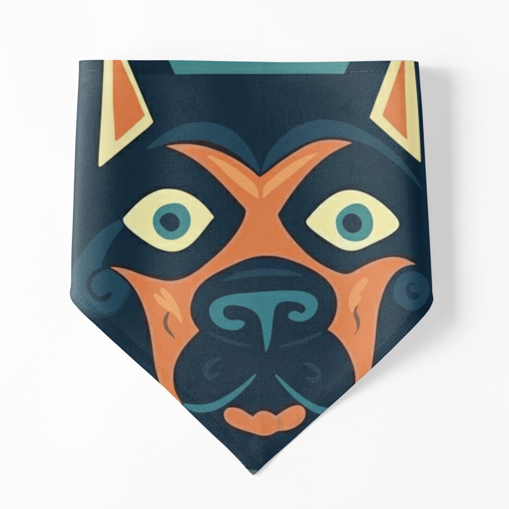 Fun Tiki Dog Graphic Poster for Sale by TraditionalCA