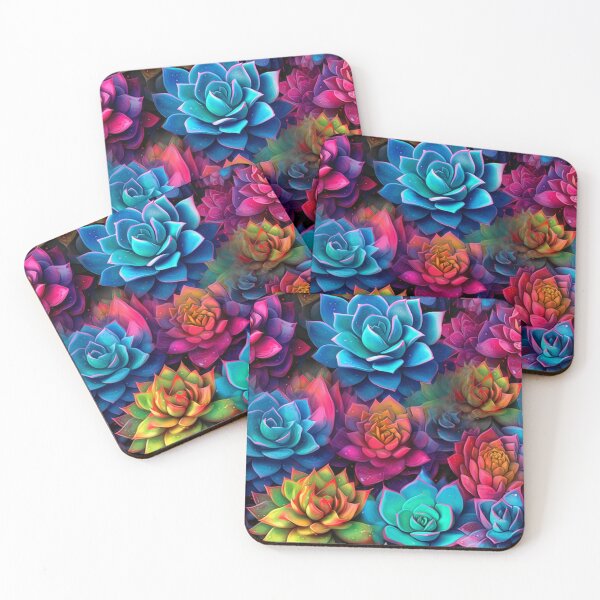 Item preview, Succulents and cacti pattern  designed and sold by BloodRubyz.