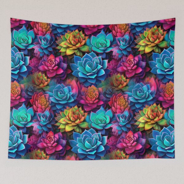 Item preview, Succulents and cacti pattern  designed and sold by BloodRubyz.