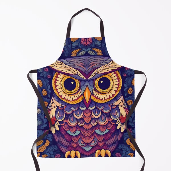 Item preview, Geometric Retro Owl Abstract Symmetrical Gem Color Palette designed and sold by SweetWhiskers.