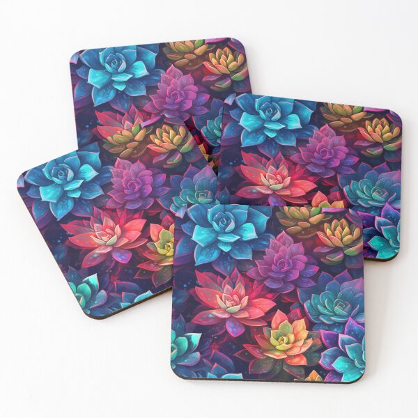 Item preview, Succulents and cacti pattern  designed and sold by BloodRubyz.