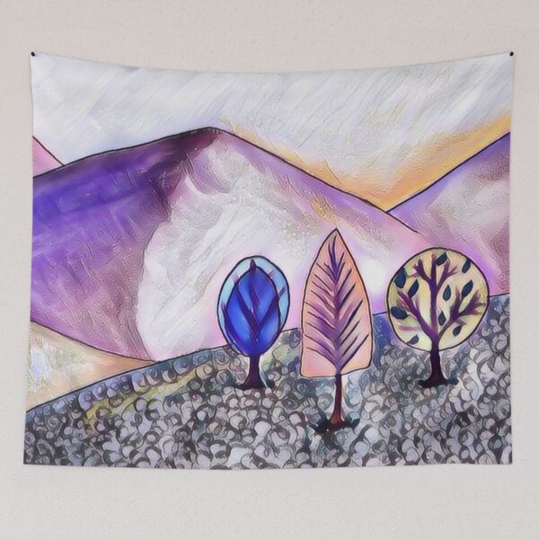 Item preview, Sunflare over the mountain designed and sold by WiseArtyAnswers.