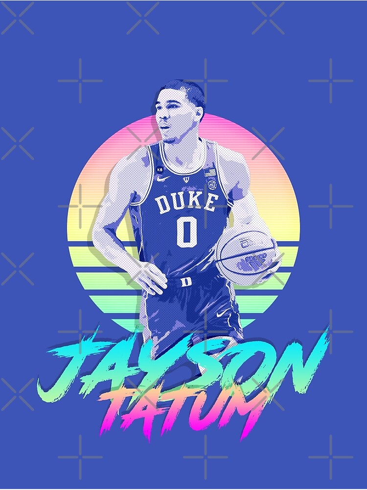 Download Jayson Tatum White Duke Jersey Wallpaper