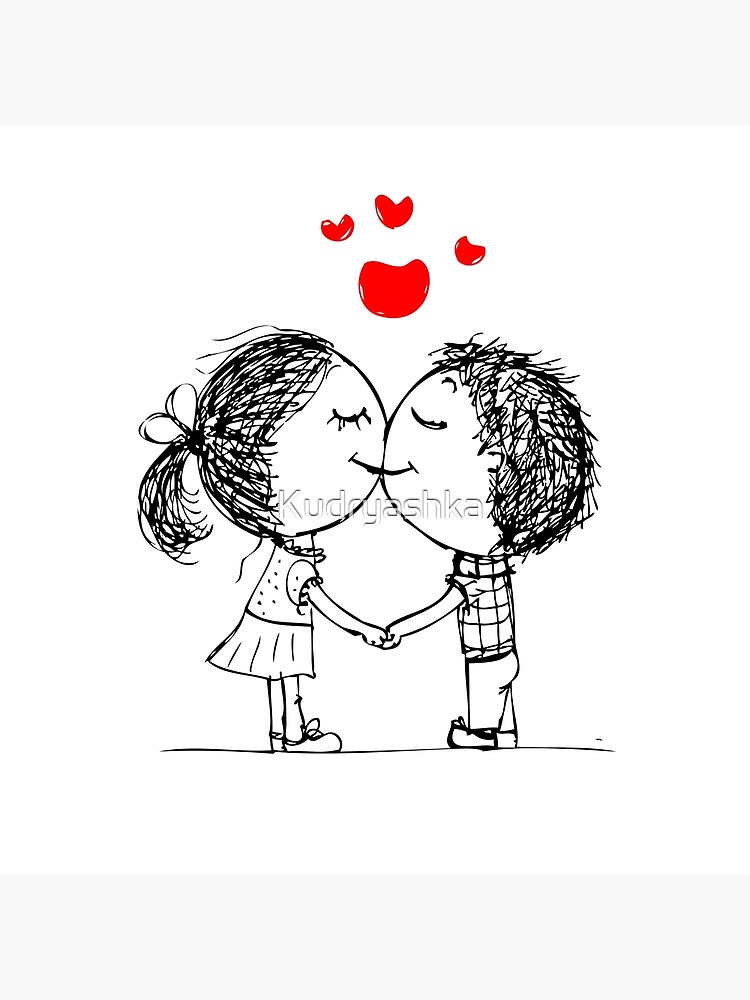 Set Bundle Line Art Drawing Simple Couple Fall in Love Happy Cute Hand  Drawn 8424450 Vector Art at Vecteezy