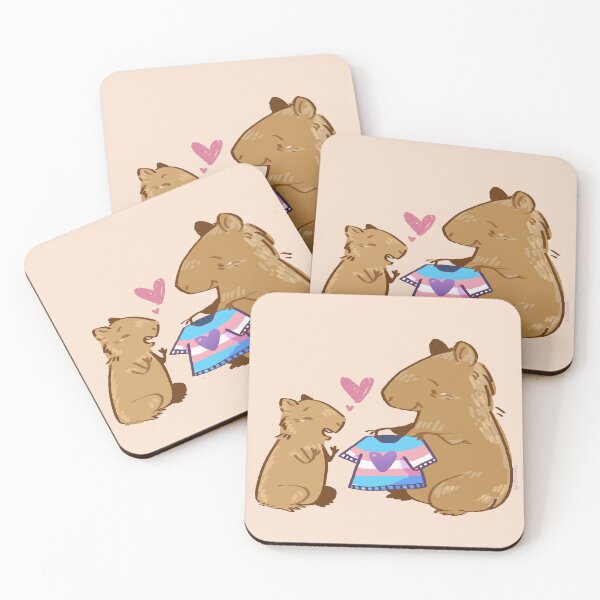 Item preview, Capybara Spreading Pride: Empowering the Little One with a Pride Shirt designed and sold by LazyShery.