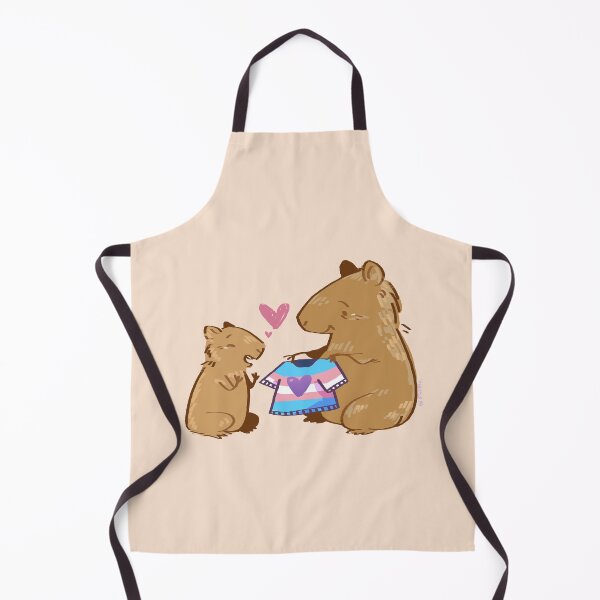Item preview, Capybara Spreading Pride: Empowering the Little One with a Pride Shirt designed and sold by LazyShery.