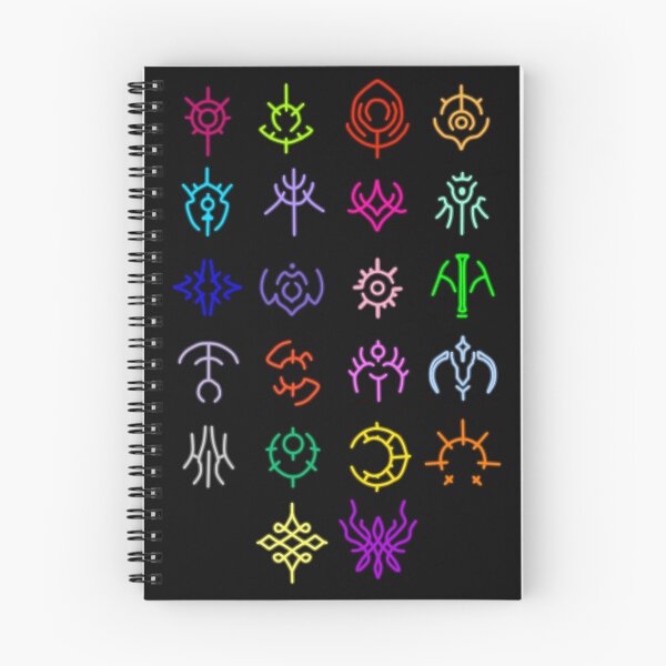 Item preview, neon crests designed and sold by Treasure-Eatery.