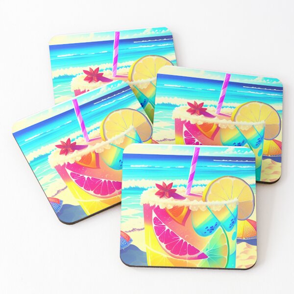 Item preview, Beach drinks designed and sold by JLeonardoArt.