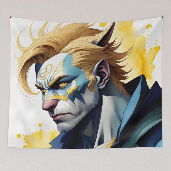 Item preview, Sexy Blue Gold Werewolf Man designed and sold by Erika V..