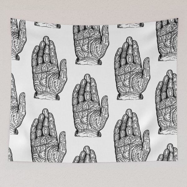 Item preview, Antique Fortune Telling Palmistry Hand designed and sold by Pixelchicken.