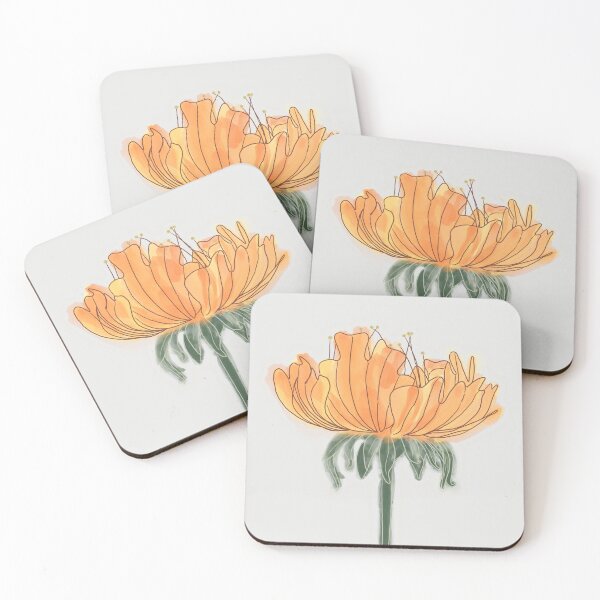 Item preview, Glowing Orange Flower designed and sold by TakaraYama.