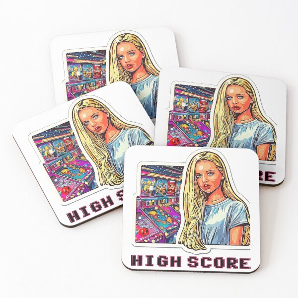 Item preview, HIGH SCORE: 90's ARCADE GIRL designed and sold by Takin-Thepiss.
