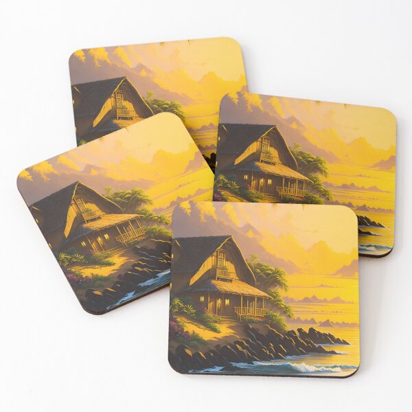 Item preview, Golden Magic: An Animated Hawaiian Sunset Paradise designed and sold by With-Styleone.