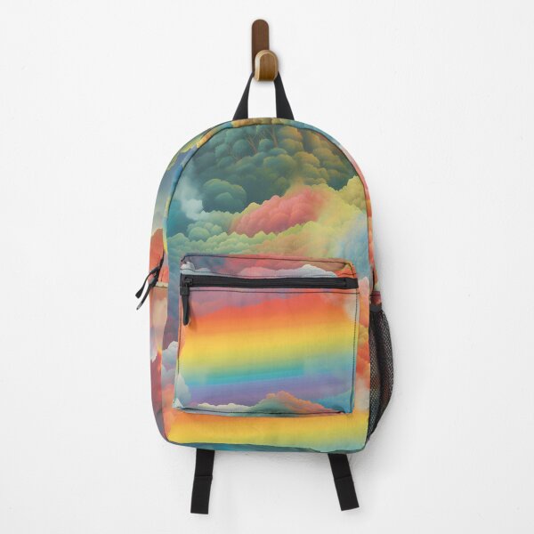 Item preview, Colorful Sky with Cloud and Rainbow - Intricate Psychedelic Landscape designed and sold by TileTango.