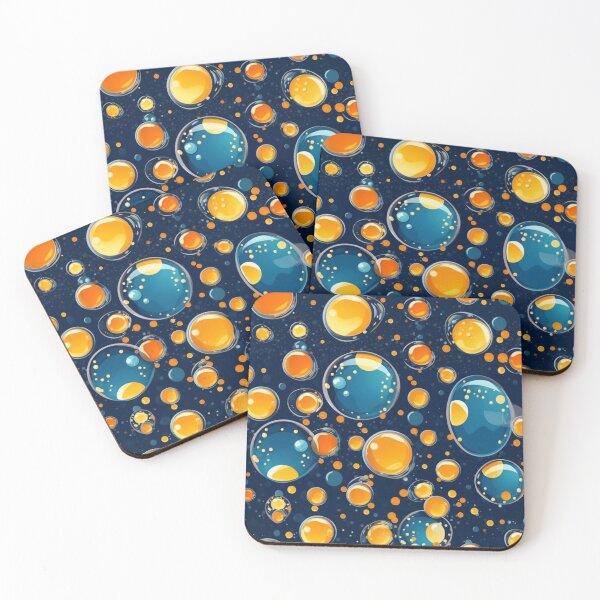 Item preview, "Dreamy Bubbles: Exploring a World of Colors in a Blue Ocean" designed and sold by SBD-Shop.
