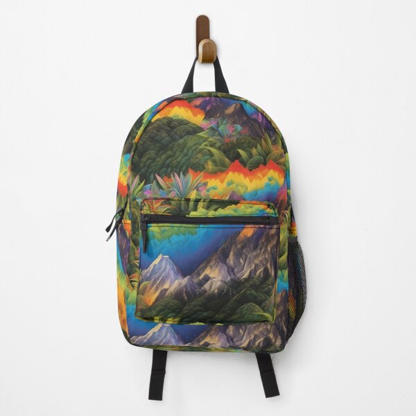 Item preview, Colorful Multicolored Jungle Print - Mountainous designed and sold by TileTango.