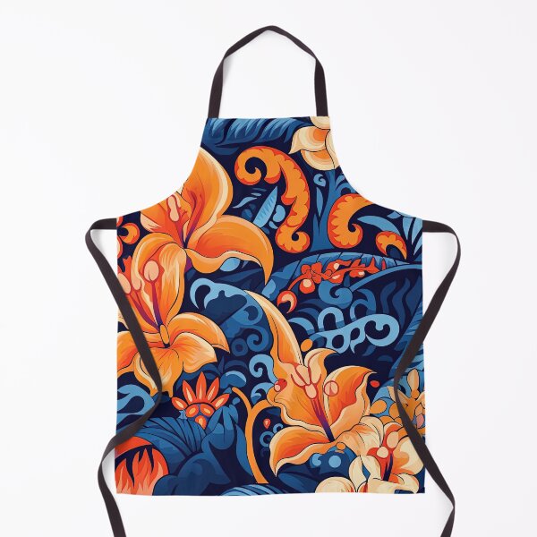 Item preview, Bali Travel Poster Inspired Floral Pattern designed and sold by EverettAtlas.