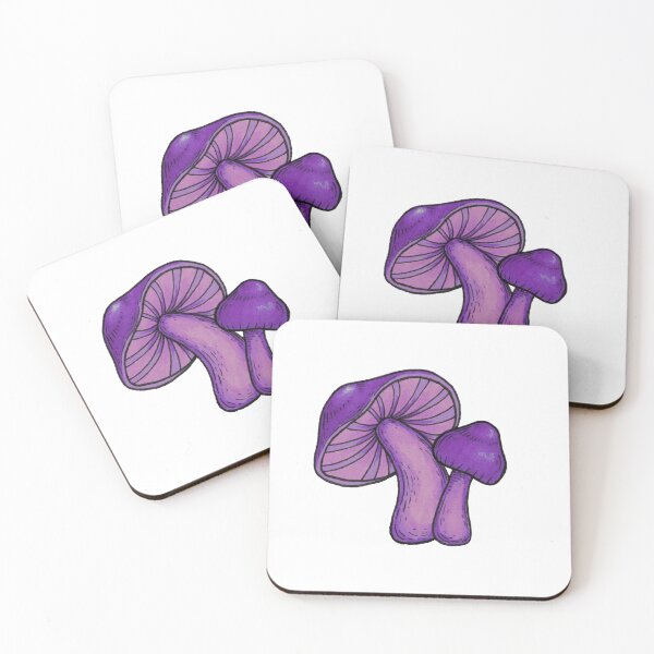 Item preview, Purple Twin Mushroom designed and sold by Mvcias.