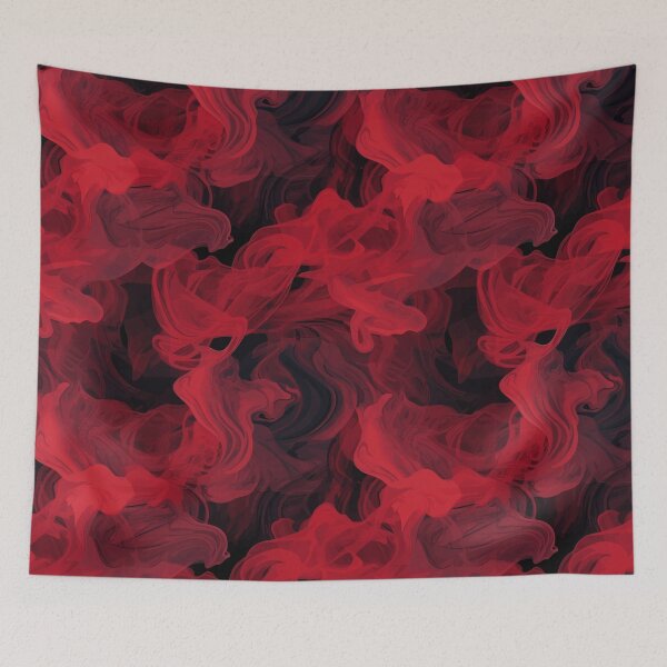 Item preview, Silk Scarves Red and Black designed and sold by BamboozledCo.