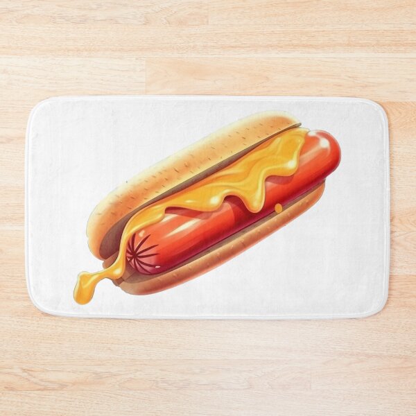 Item preview, Mustard Hot-dog designed and sold by NaloAI.