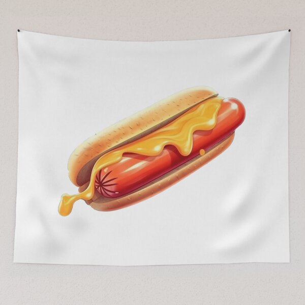 Item preview, Mustard Hot-dog designed and sold by NaloAI.