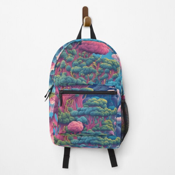 Item preview, Colorful Trees on Blue Sky designed and sold by TileTango.