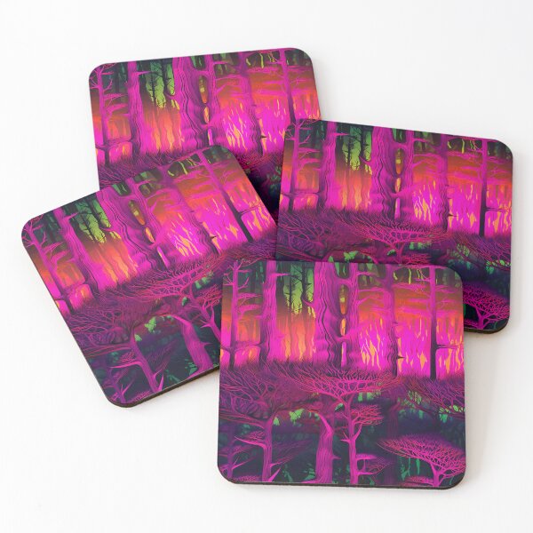 Item preview, Abstract Pink Forest designed and sold by TileTango.