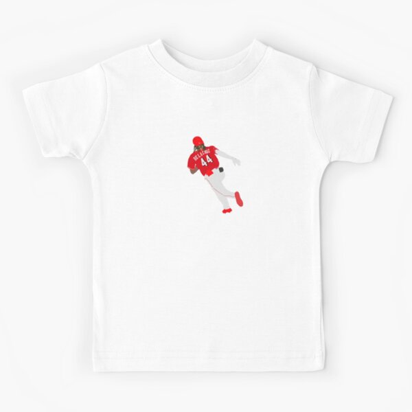 BreakingT Youth Cincinnati Reds Elly De La Cruz Caricature Graphic T-Shirt