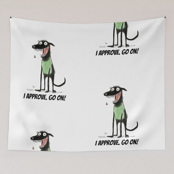 Item preview, He approves! designed and sold by Foxclothier.