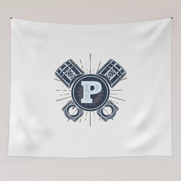 Item preview, Monogram P Vintage Car Pistons     designed and sold by simplymonogram.
