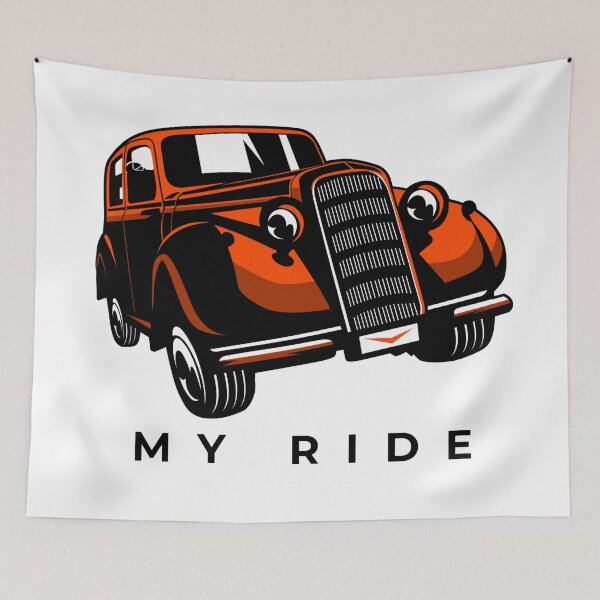 Item preview, RED ANTIQUE RIDE designed and sold by CoopClothing.