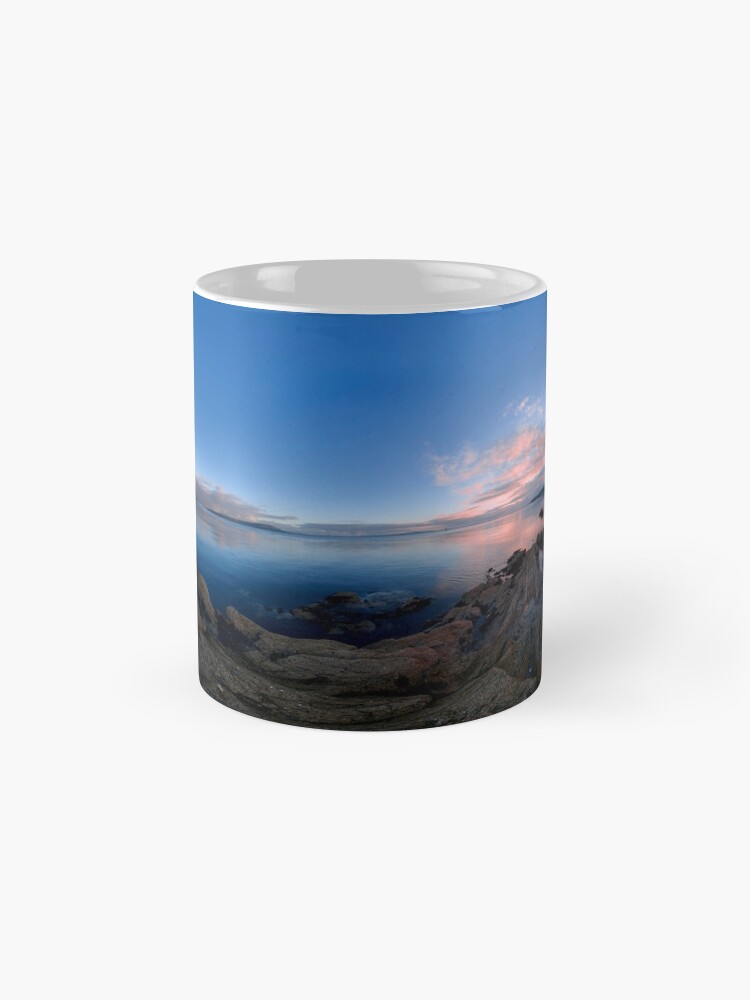 Alternate view of Dusk Shoreline near Moville, Donegal (Rectangular) Mug