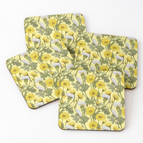 Item preview, Yellow floral pattern  designed and sold by florallover444.