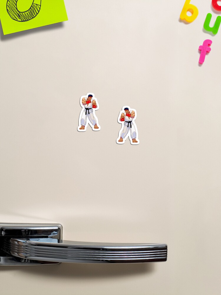 Ryu Fighting Stance SF3 Magnet for Sale by ropified