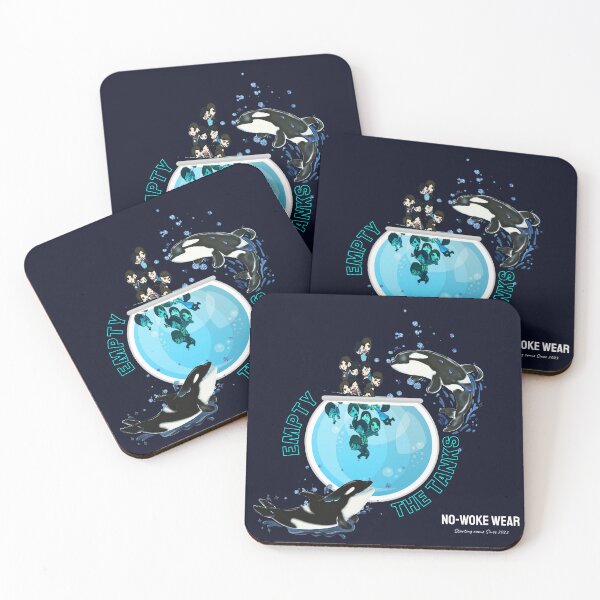 Item preview, Orca Whales Empty the Tanks designed and sold by NoWokeWear.