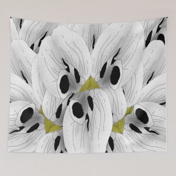 Item preview, White flower of fava bean plant designed and sold by Tronstell.
